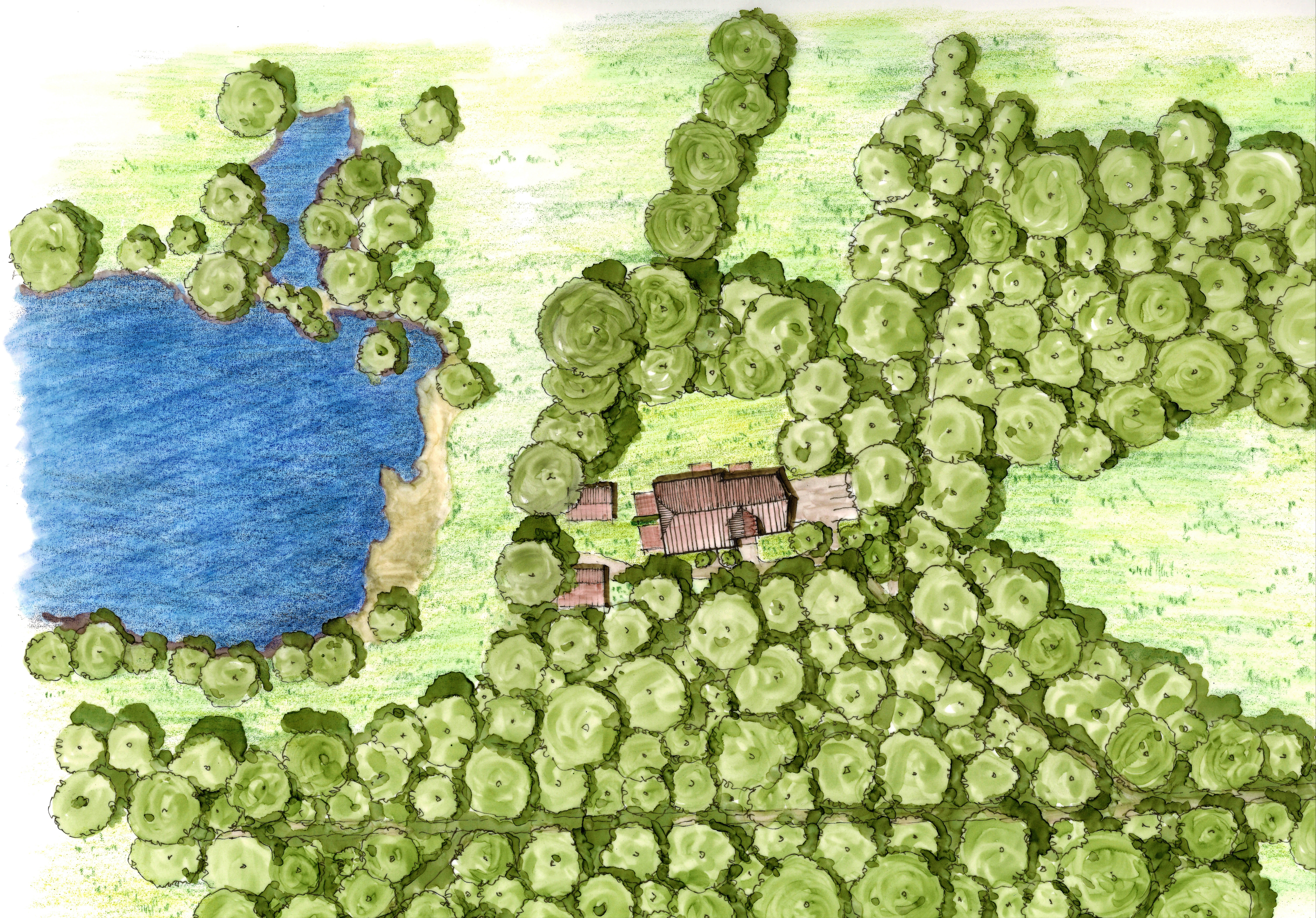 Lageplan Sättigung